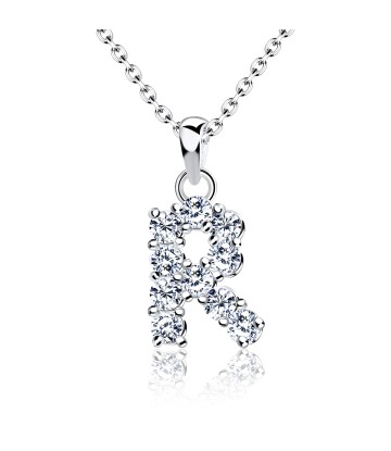Necklace Silver R Shape SSLPE-R